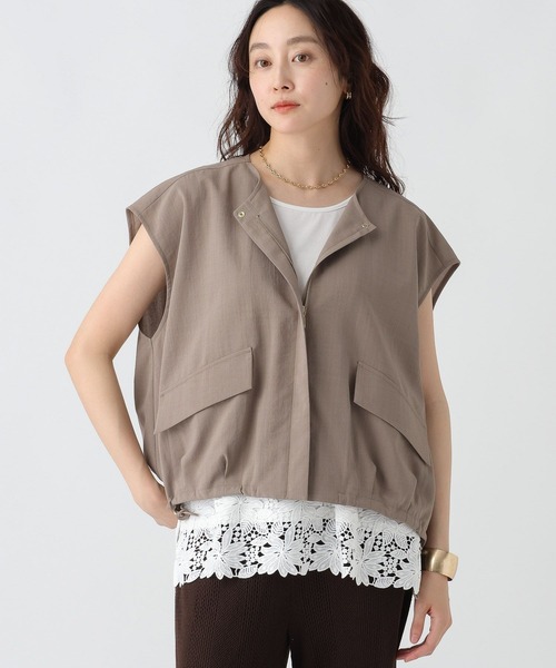 Elura（エルーラ）の「レイヤードレースタンク/498502（タンクトップ・レディース・ブラック/ホワイト・FREE）」の5枚目の写真