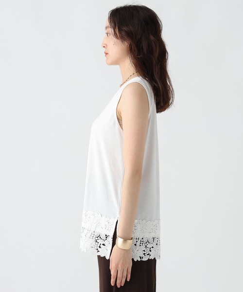 Elura（エルーラ）の「レイヤードレースタンク/498502（タンクトップ・レディース・ブラック/ホワイト・FREE）」の17枚目の写真