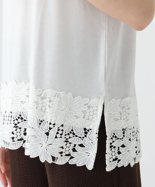 Elura（エルーラ）の「レイヤードレースタンク/498502（タンクトップ・レディース・ブラック/ホワイト・FREE）」の9枚目の写真