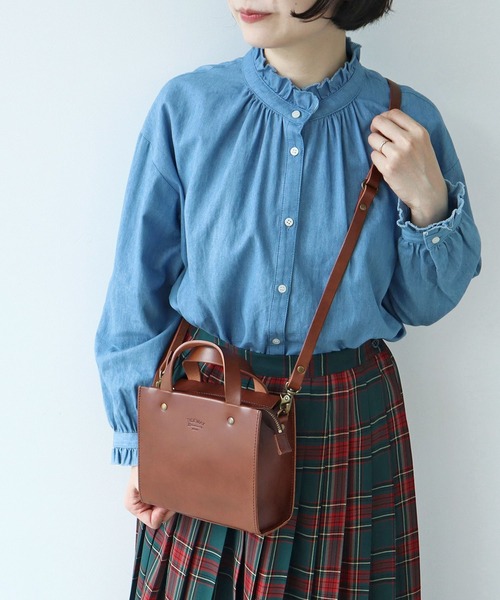 PAR ICI（パーリッシィ）の「TIDEWAY 別注ショルダーBAG（ショルダーバッグ・レディース・ダークブラウン/ブラウン/ブラック・FREE）」の8枚目の写真