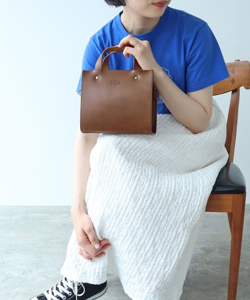 PAR ICI（パーリッシィ）の「TIDEWAY 別注ショルダーBAG（ショルダーバッグ・レディース・ダークブラウン/ブラウン/ブラック・FREE）」の6枚目の写真