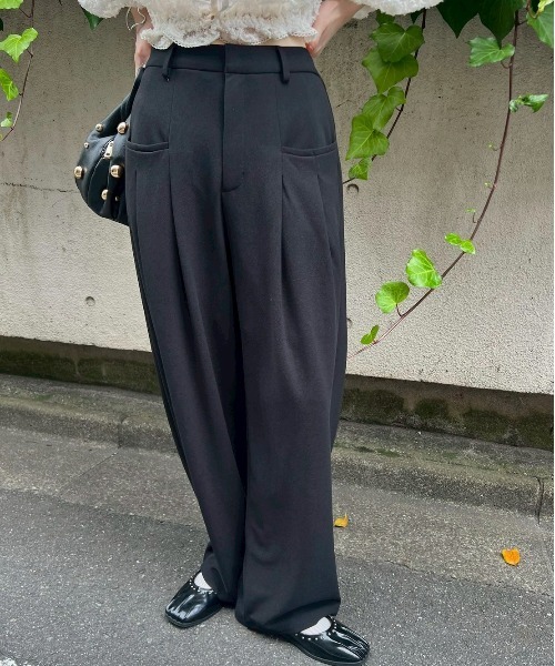 RELAX STRETCH PONTE PANTS（その他パンツ）｜Ameri（アメリ）の