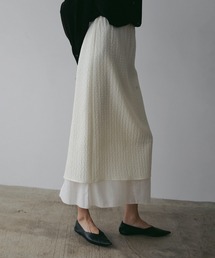 MANOF（マノフ）の「SHEER JACQUARD NARROW SKIRT（スカート）」