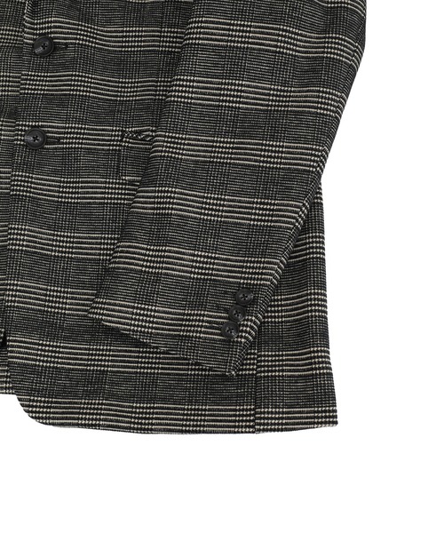 MEN'S BIGI（メンズビギ）の「グレンチェックモール テーラードジャケット（テーラードジャケット・メンズ・ブラック/ネイビー・01/04/03/02）」の7枚目の写真