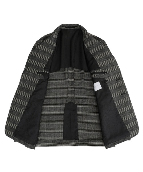 MEN'S BIGI（メンズビギ）の「グレンチェックモール テーラードジャケット（テーラードジャケット・メンズ・ブラック/ネイビー・01/04/03/02）」の8枚目の写真