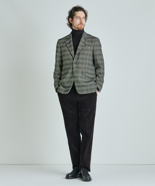 MEN'S BIGI（メンズビギ）の「グレンチェックモール テーラードジャケット（テーラードジャケット・メンズ・ブラック/ネイビー・01/04/03/02）」の15枚目の写真