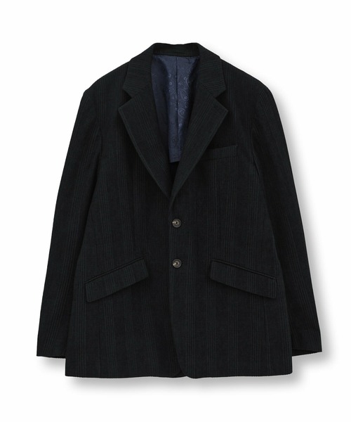 MEN'S BIGI(メンズビギ)の「グレンチェックモール テーラードジャケット(テーラードジャケット・メンズ・ブラック/ネイビー・01/04/03/02)」の3枚目の写真