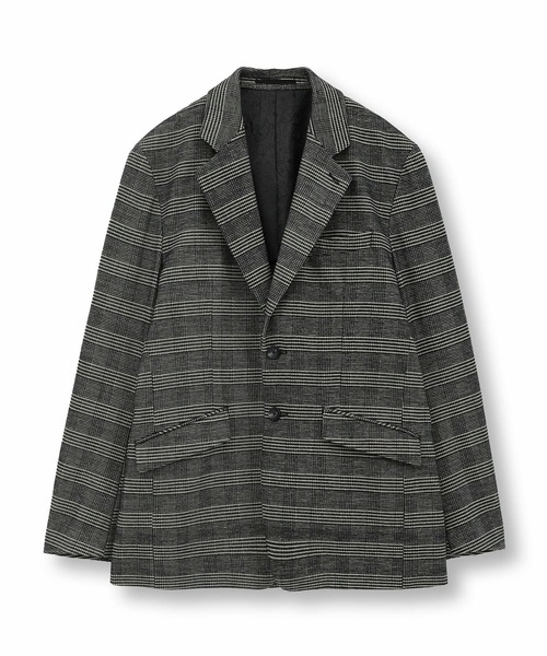MEN'S BIGI(メンズビギ)の「グレンチェックモール テーラードジャケット(テーラードジャケット・メンズ・ブラック/ネイビー・01/04/03/02)」の4枚目の写真