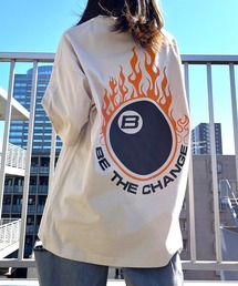 【RGY】ビリヤード両面プリント ビッグシルエットTシャツ