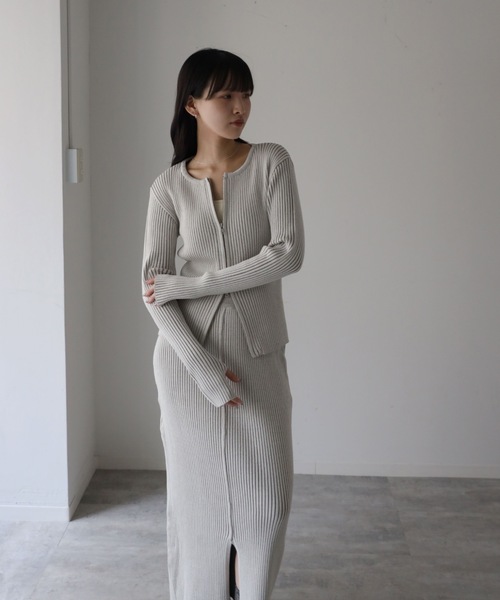model：164cm. 着用サイズ：FREE