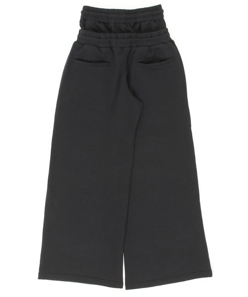 JOHN LAWRENCE SULLIVAN(ジョンローレンスサリバン)の「SWEAT STUCKED PANTS(スウェットパンツ・レディース・ブラック・SMALL/X-SMALL)」の3枚目の写真