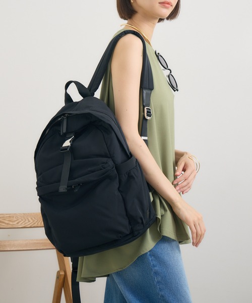 KATHARINE ROSS(キャサリンロス)の「【KATHARINE ROSS】ポリエステルヴェリアスバックパック(バックパック/リュック・レディース・グレー/ブラック・MEDIUM)」の2枚目の写真