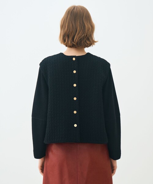 TOMORROWLAND collection(トゥモローランドコレクション)の「スチュワートファンシー フロンタブルトップス(その他トップス・レディース・ブラック系その他・36)」の5枚目の写真