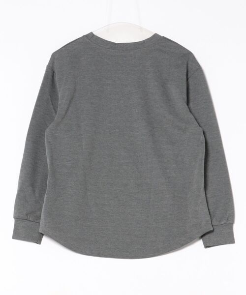 DAYRA(デイラ)の「クルーネック オーバーサイズ ベーシック 長袖 カットソー(Tシャツ/カットソー・レディース・グレー/ダークグレー・S/FREE)」の17枚目の写真