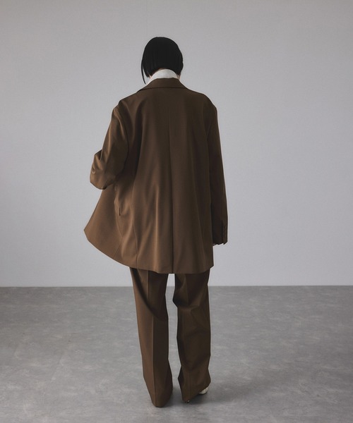 ADAM ET ROPÉ ベージュ ダブルブレストジャケット ADAM ET ROPE'｜【サステナブル】・【オケージョン】ダブル