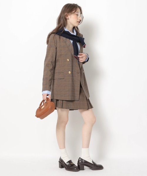 Rirandture（リランドチュール）の「ボックスプリーツミニスカート（スカート・レディース・ダークブラウン・2/1/0）」の7枚目の写真