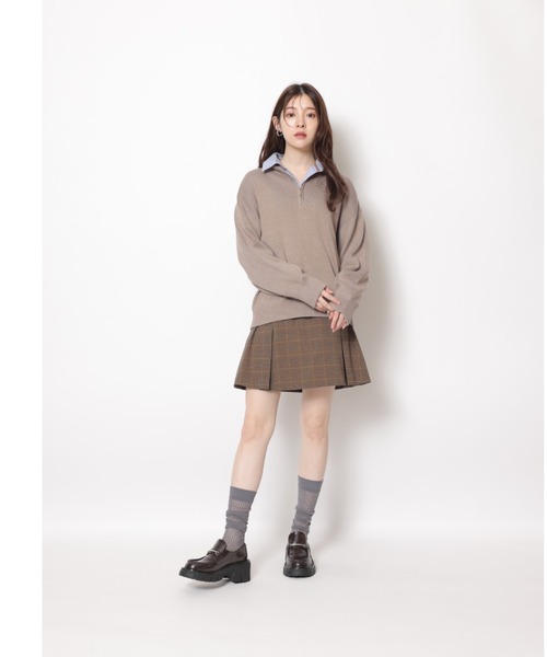 Rirandture（リランドチュール）の「ボックスプリーツミニスカート（スカート・レディース・ダークブラウン・2/1/0）」の22枚目の写真