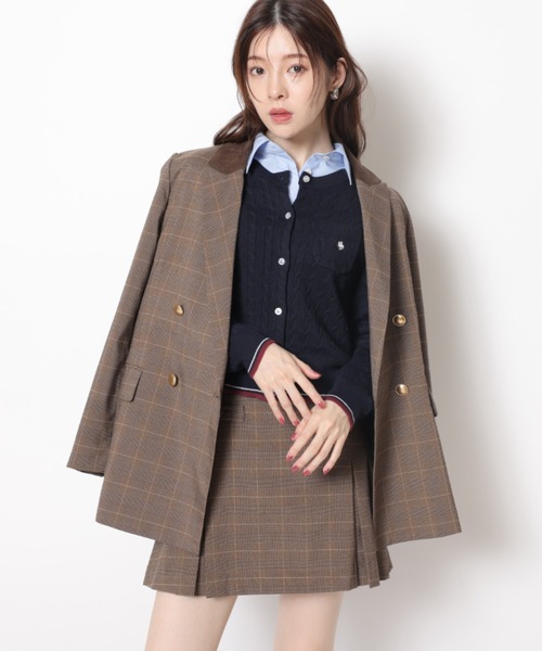 Rirandture（リランドチュール）の「ボックスプリーツミニスカート（スカート・レディース・ダークブラウン・2/1/0）」の21枚目の写真