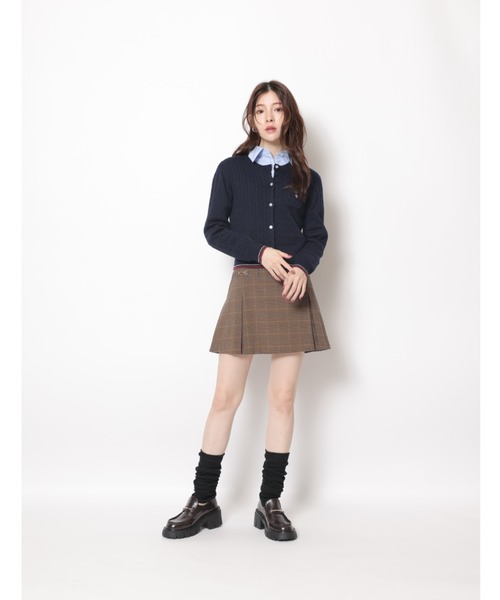 Rirandture（リランドチュール）の「ボックスプリーツミニスカート（スカート・レディース・ダークブラウン・2/1/0）」の20枚目の写真