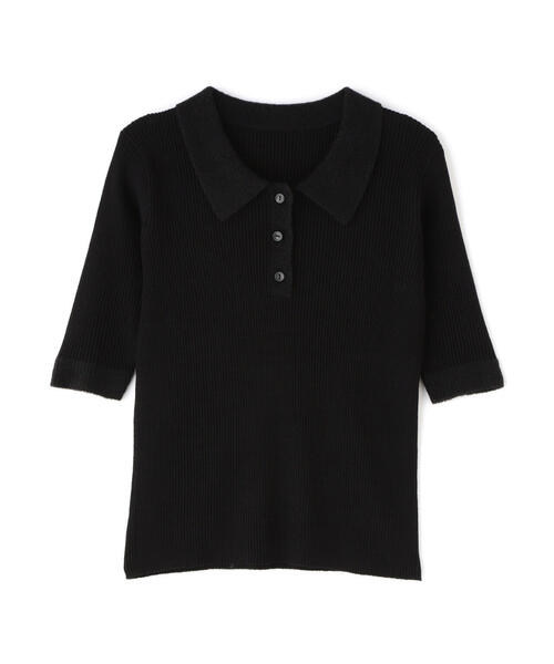 NATURAL BEAUTY BASIC（ナチュラルビューティーベーシック）の「◇シャギートリムポロニット差込（ニット/セーター・レディース・ベージュ/ブラック/ピンク・FREE）」の19枚目の写真