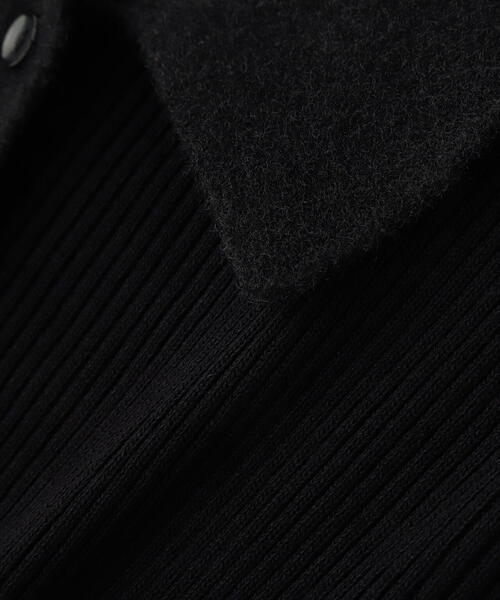 NATURAL BEAUTY BASIC（ナチュラルビューティーベーシック）の「◇シャギートリムポロニット差込（ニット/セーター・レディース・ベージュ/ブラック/ピンク・FREE）」の11枚目の写真