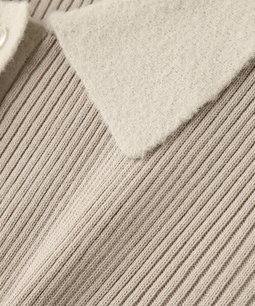 NATURAL BEAUTY BASIC（ナチュラルビューティーベーシック）の「◇シャギートリムポロニット差込（ニット/セーター・レディース・ベージュ/ブラック/ピンク・FREE）」の22枚目の写真