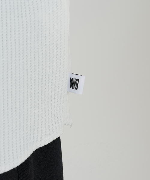 B.C STOCK(ベーセーストック)の「【ANTS & ELEPHANTS】ワッフル ヘンリーネック ロングスリーブTシャツ(Tシャツ/カットソー・メンズ・ホワイト/チャコールグレー/ブルー系その他・MEDIUM/LARGE)」の14枚目の写真