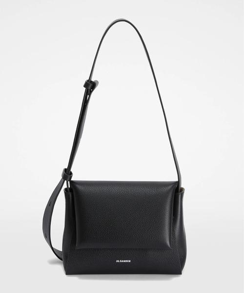 JIL SANDER（ジルサンダー）の「ENVELOPE MESSENGER MINI（ショルダーバッグ・レディース・ブラック/ブラウン/ベージュ・UNI）」の2枚目の写真