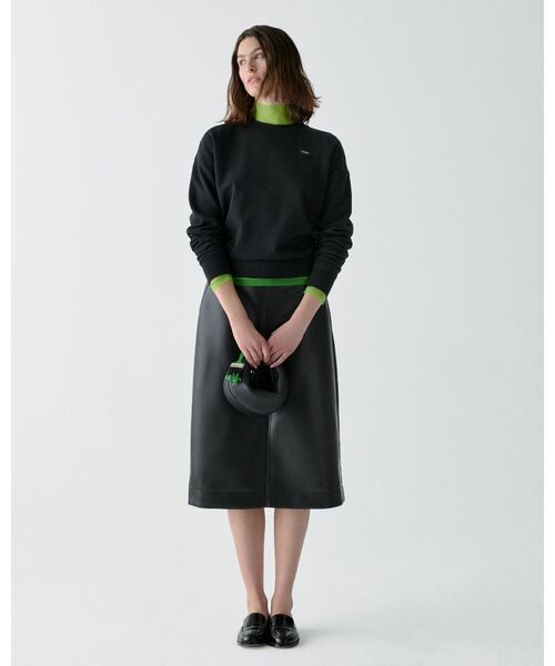 kate spade new york（ケイトスペード ニューヨーク）の「サム アイコン ロゴ スウェットシャツ（スウェット・レディース・ブラック・SMALL/MEDIUM）」の3枚目の写真