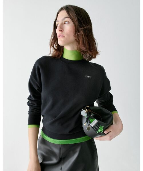 kate spade NEW YORK スウェット 120 スプリンクル ロゴ スウェット