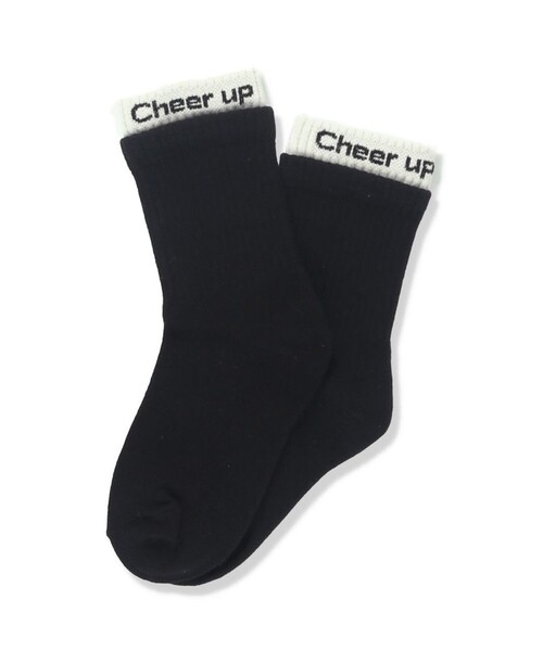 BRANSHES(ブランシェス)の「配色リブソックス(ソックス/靴下・キッズ・オレンジ/クリーム/ブラック・16-18cm/13-15cm/19-21cm)」の2枚目の写真