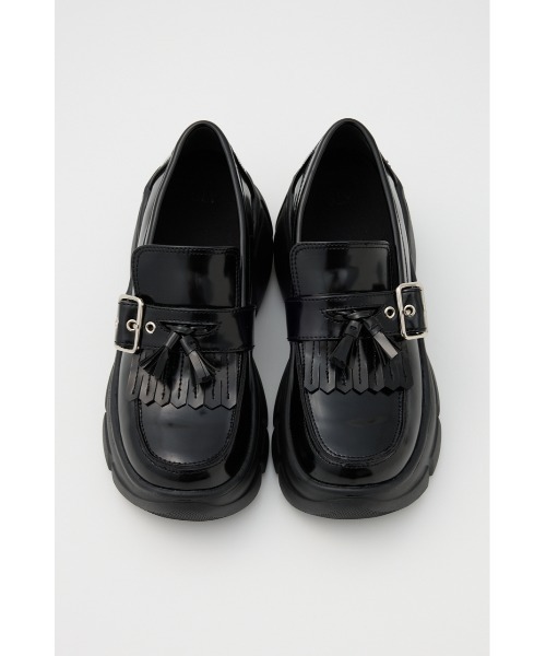 SLY（スライ）の「CHUNKY SOLE 2WAY LOAFER チャンキーソール ツーウェイ ローファー 秋服 冬服（ローファー・レディース・ブラック・SMALL/MEDIUM/LARGE）」の4枚目の写真
