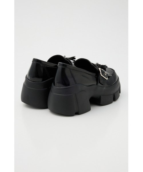 SLY（スライ）の「CHUNKY SOLE 2WAY LOAFER チャンキーソール ツーウェイ ローファー 秋服 冬服（ローファー・レディース・ブラック・SMALL/MEDIUM/LARGE）」の5枚目の写真