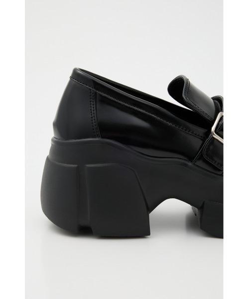 SLY（スライ）の「CHUNKY SOLE 2WAY LOAFER チャンキーソール ツーウェイ ローファー 秋服 冬服（ローファー・レディース・ブラック・SMALL/MEDIUM/LARGE）」の7枚目の写真