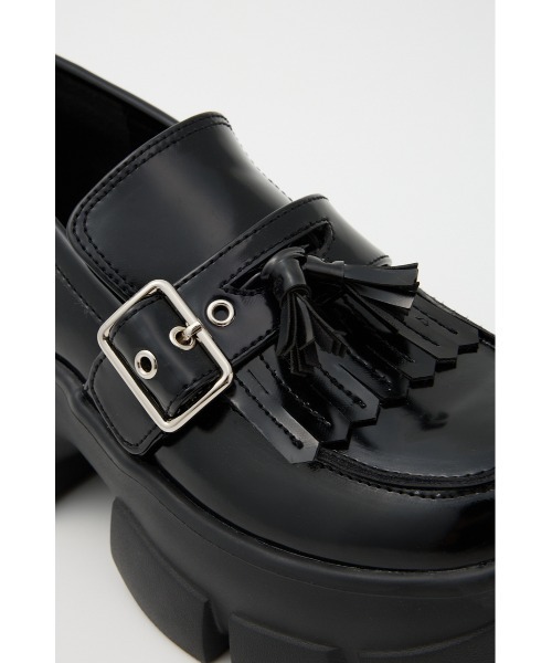 SLY（スライ）の「CHUNKY SOLE 2WAY LOAFER チャンキーソール ツーウェイ ローファー 秋服 冬服（ローファー・レディース・ブラック・SMALL/MEDIUM/LARGE）」の9枚目の写真