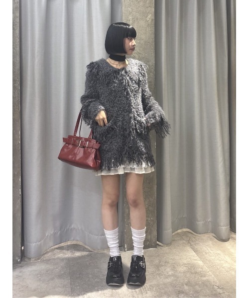 SLY（スライ）の「CHUNKY SOLE 2WAY LOAFER チャンキーソール ツーウェイ ローファー 秋服 冬服（ローファー・レディース・ブラック・SMALL/MEDIUM/LARGE）」の20枚目の写真