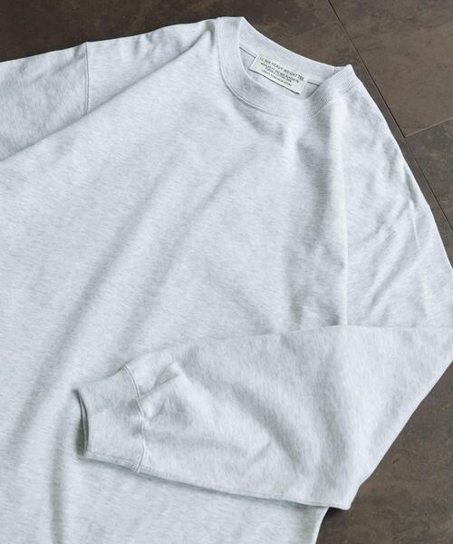 URBAN RESEARCH DOORS（アーバンリサーチドアーズ）の「10.5オンス ヘビーウェイトロングスリーブTシャツ（Tシャツ/カットソー・メンズ・グレー系その他/ブラック/パープル/ホワイト・MEDIUM/LARGE）」の3枚目の写真