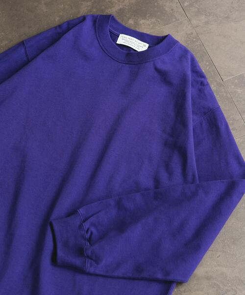 URBAN RESEARCH DOORS（アーバンリサーチドアーズ）の「10.5オンス ヘビーウェイトロングスリーブTシャツ（Tシャツ/カットソー・メンズ・グレー系その他/ブラック/パープル/ホワイト・MEDIUM/LARGE）」の4枚目の写真