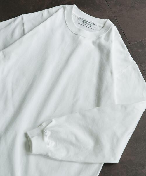 URBAN RESEARCH DOORS（アーバンリサーチドアーズ）の「10.5オンス ヘビーウェイトロングスリーブTシャツ（Tシャツ/カットソー・メンズ・グレー系その他/ブラック/パープル/ホワイト・MEDIUM/LARGE）」の2枚目の写真