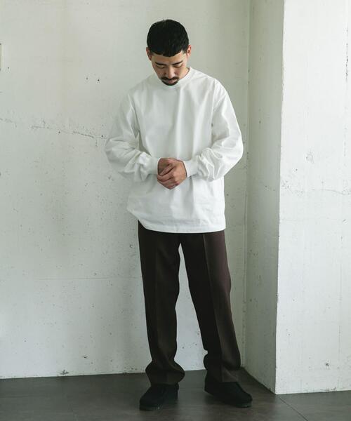 URBAN RESEARCH DOORS（アーバンリサーチドアーズ）の「10.5オンス ヘビーウェイトロングスリーブTシャツ（Tシャツ/カットソー・メンズ・グレー系その他/ブラック/パープル/ホワイト・MEDIUM/LARGE）」の9枚目の写真