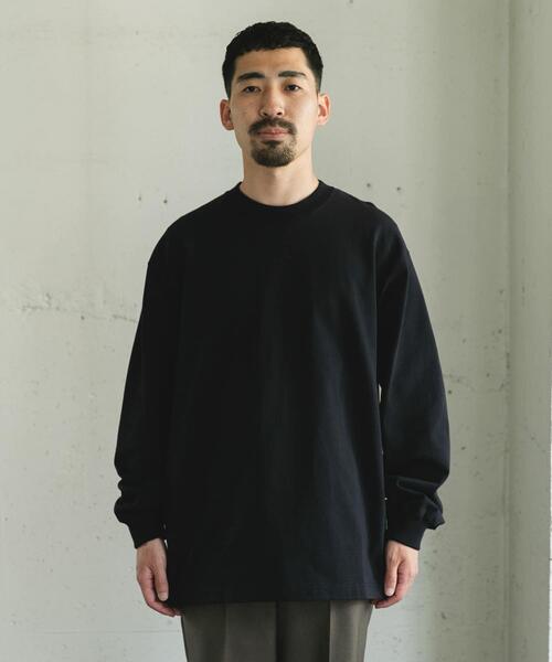 URBAN RESEARCH DOORS（アーバンリサーチドアーズ）の「10.5オンス ヘビーウェイトロングスリーブTシャツ（Tシャツ/カットソー・メンズ・グレー系その他/ブラック/パープル/ホワイト・MEDIUM/LARGE）」の14枚目の写真
