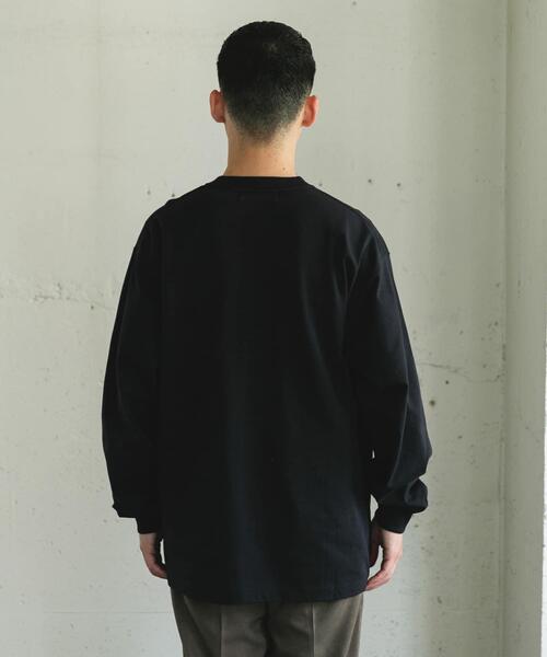 URBAN RESEARCH DOORS（アーバンリサーチドアーズ）の「10.5オンス ヘビーウェイトロングスリーブTシャツ（Tシャツ/カットソー・メンズ・グレー系その他/ブラック/パープル/ホワイト・MEDIUM/LARGE）」の16枚目の写真