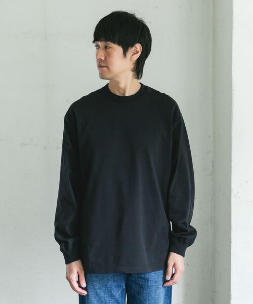 URBAN RESEARCH DOORS（アーバンリサーチドアーズ）の「10.5オンス ヘビーウェイトロングスリーブTシャツ（Tシャツ/カットソー・メンズ・グレー系その他/ブラック/パープル/ホワイト・MEDIUM/LARGE）」の17枚目の写真