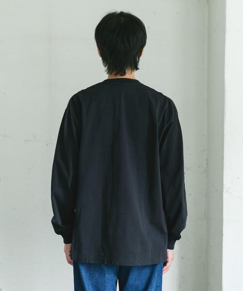 URBAN RESEARCH DOORS（アーバンリサーチドアーズ）の「10.5オンス ヘビーウェイトロングスリーブTシャツ（Tシャツ/カットソー・メンズ・グレー系その他/ブラック/パープル/ホワイト・MEDIUM/LARGE）」の19枚目の写真