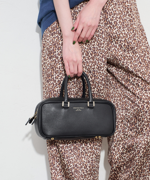 CHRISTIAN VILLA（クリスチャンヴィラ）の「CHRISTIAN VILLA/クリスチャン ヴィラ ボストンバッグ 6127（ボストンバッグ・レディース・ブラック/ベージュ・FREE）」の8枚目の写真