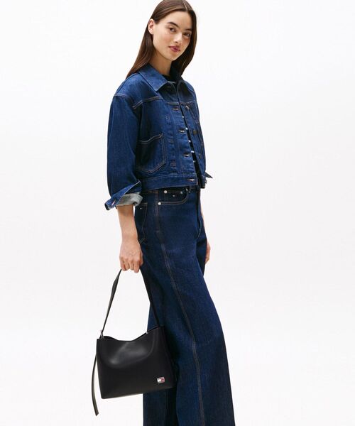 tommy jeans（トミー ジーンズ）の「クールホーボーバッグ（ショルダーバッグ・レディース・ブラック・FREE）」の5枚目の写真