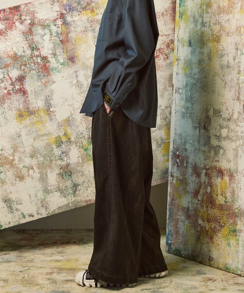 メゾンスペシャル アーティフィシャルレザーワイドパンツ 00 MAISON SPECIAL（メゾンスペシャル）の「《UNISEX》Artificial Leather