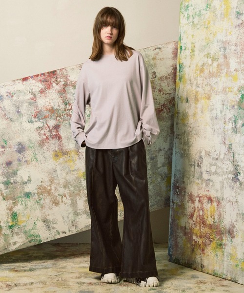 メゾンスペシャル アーティフィシャルレザーワイドパンツ 00 Artificial Leather Wide Pants