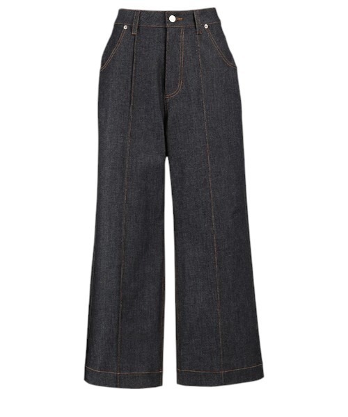 ワイドレッグデニムパンツ（デニムパンツ）｜Lace Ladies（レース