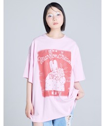 B.I.D.（ビーアイディー）の「《Little Sunny Bite》MARRONCREAM x little sunny bite big tee（Tシャツ/カットソー）」